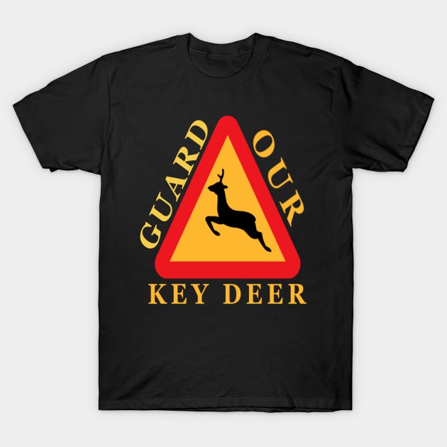 Guard Our Key Deer T-Shirt by KeysTreasures